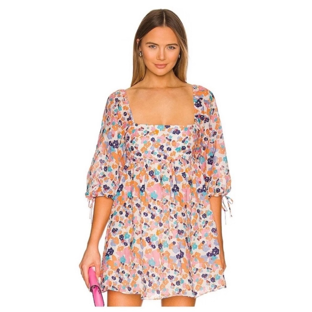 Amanda Uprichard Darling Floral Mini Dress